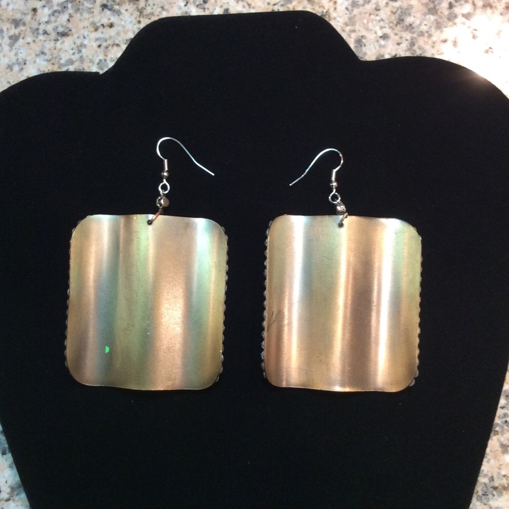 New Amazing Rhinestone 3” Earrings - Picture 4 of 5